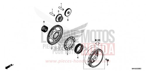 EMBRAYAGE DE DEMARRAGE CRF1000AK de 2019